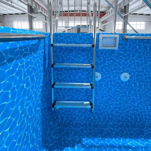 20ft Luxury Container Swimming Pool with Glass Viewing Panel