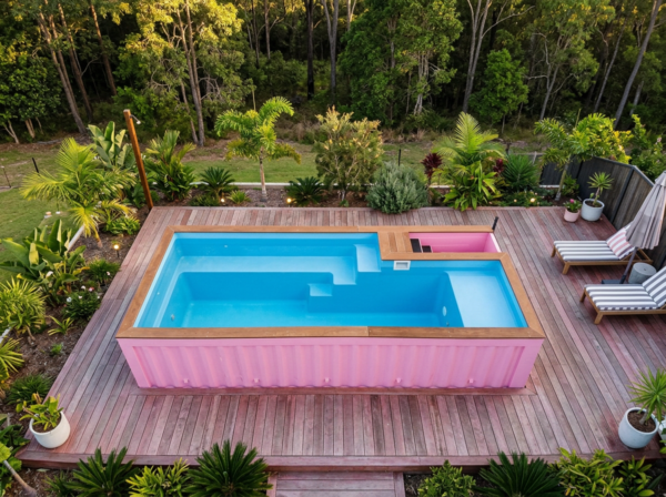 Pink 20 FT Container Pool