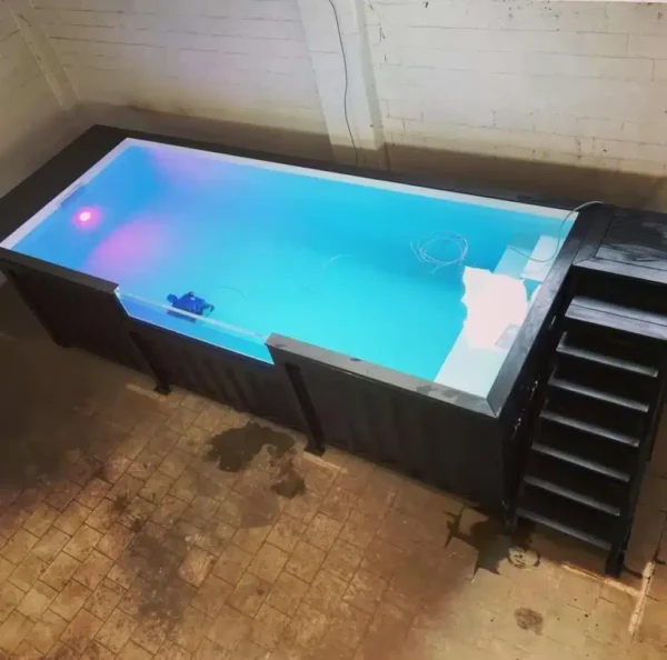 20ft Container Swimming Pool  -  Steel Container Pool with Filtration System