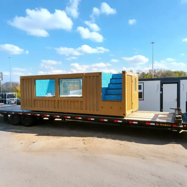 20ft Luxury Container Swimming Pool with Glass Viewing Panel