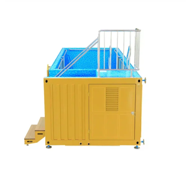 20ft Luxury Container Swimming Pool with Glass Viewing Panel