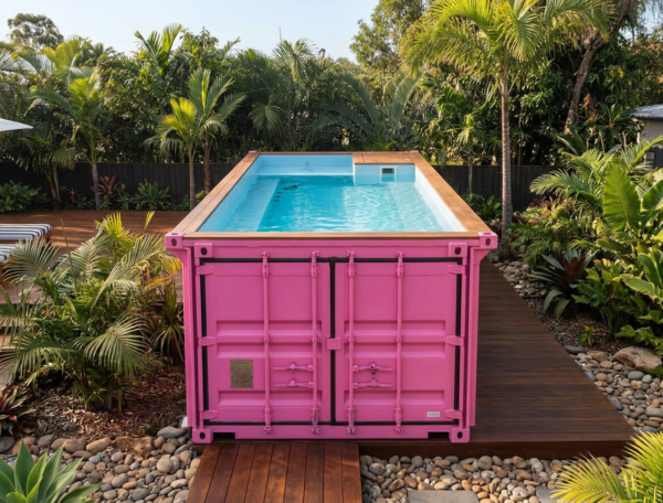 Pink 30 FT Container Pool