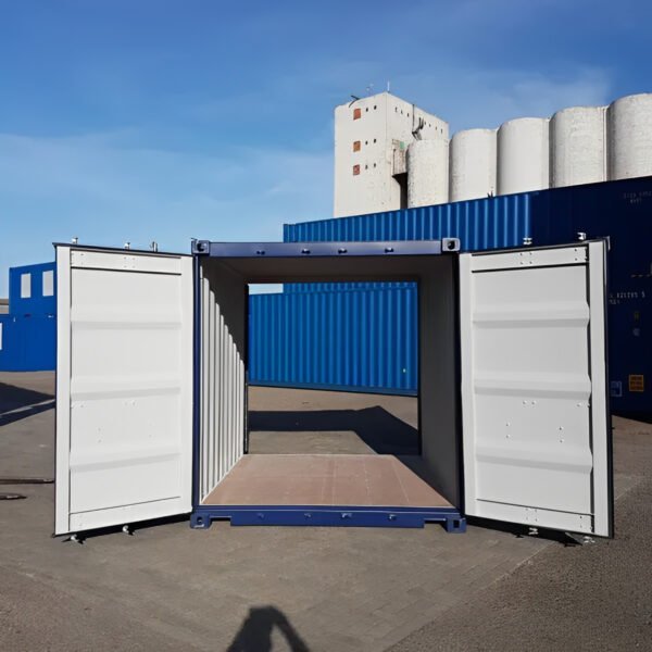 10ft-Double-Door-Container1-600x600-1.jpg 10ft Double Door Container - RAL5013 (Blue)