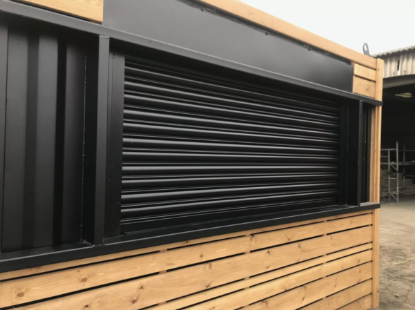 10ft Timber Cladded Catering Container Kiosk | Portable Food & Drink Outlet
