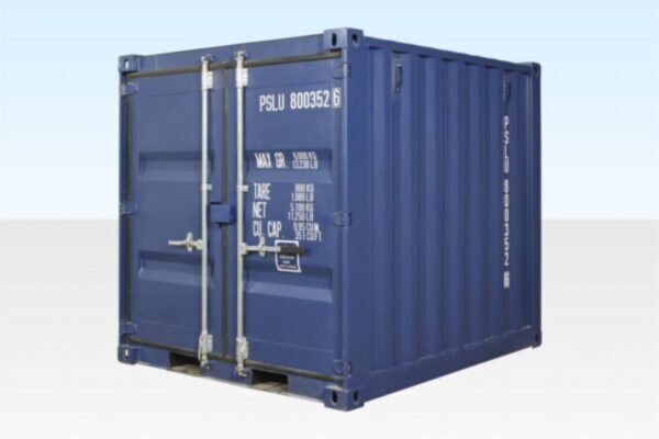 8ft x 8ft One Trip Shipping Container - Blue | Mini Storage Container
