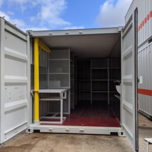 New 20 ft Workshop Container with Shelving