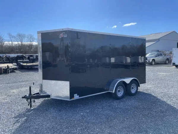 2024 Xtreme Cargo Black 7×14 Enclosed Food Trailer