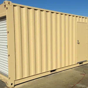 New 16 ft Steel Storage Unit with Rolling Door