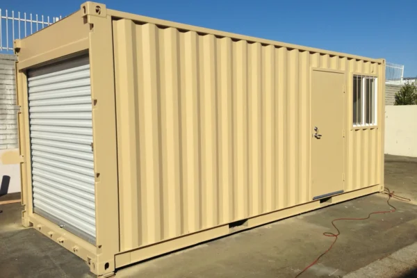 New 16 ft Steel Storage Unit with Rolling Door