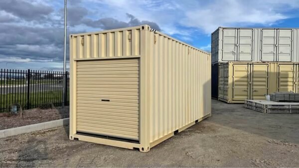 20ft HC Shipping Container with Rollup Door – Extra Height, Secure & Easy Access