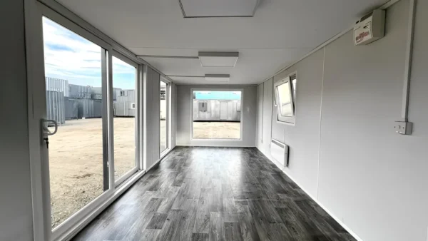 24ft x 10ft Portable Site Office & Marketing Suite | New Steel Sales Cabin