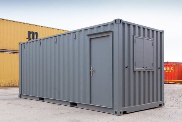 38085746_1977106379050001_4170291220100153344_n.jpg 20ft Office Conversion Container – Clean Steel Workspace Shell
