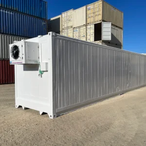 40ft High Cube Refrigerated Container with New 5HP Single-Phase Refrigeration Motor