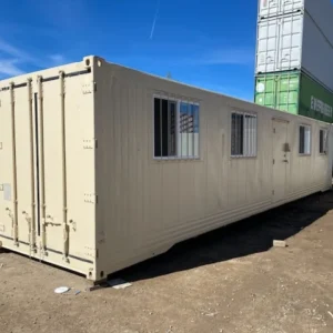 40_OfficeContaner_2.webp 40ft Ground-Level Office Container Converted from Non-Operational Refrigerated Unit