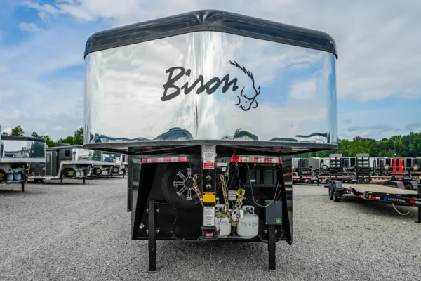 45906-09 New 2026 BISON COACH RG8413BS Horse Trailer