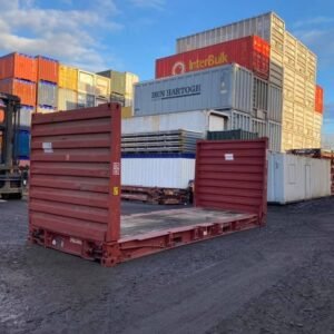 20ft Flat Rack Container – Specialized Transport Container