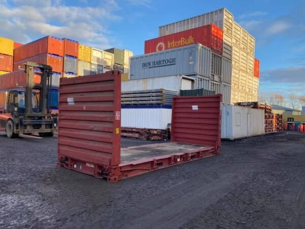 20ft Flat Rack Container – Specialized Transport Container