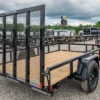 2027 H&H H-RS7610-030 76″ x 10′ Rail Side Cargo Trailer