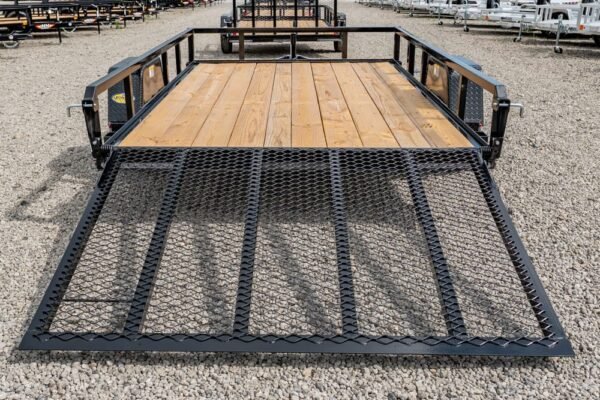 2027 H&H H-RS7610-030 76″ x 10′ Rail Side Cargo Trailer