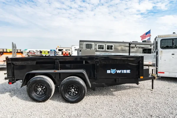 47414-04 New 2027 BWISE DT712LP-LE-10-A LowPro Dump Trailer