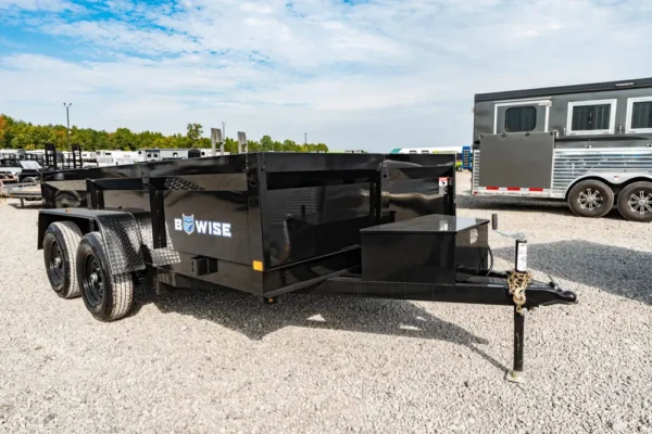 47414-05 New 2027 BWISE DT712LP-LE-10-A LowPro Dump Trailer
