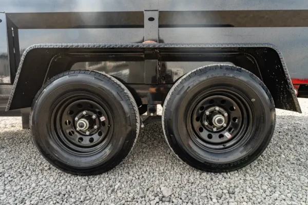 47414-13 New 2027 BWISE DT712LP-LE-10-A LowPro Dump Trailer
