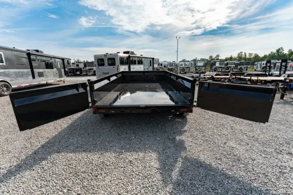 47414-14 New 2027 BWISE DT712LP-LE-10-A LowPro Dump Trailer