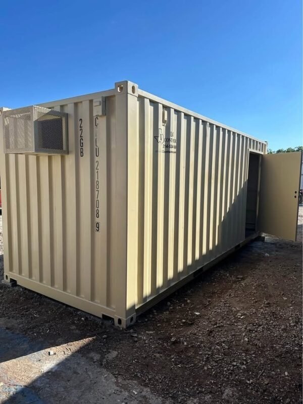 Custom 20ft/40ft Insulated Shipping Container – Electric Ready Workspace Unit