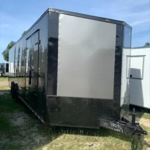 8.5x28-Car-Hauler-Trailer-500x667-1.webp 2024 Anvil Trailers – Custom 8.5×28 Enclosed Blackout Trailer For Sale