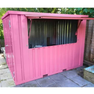 Container Pop Up 4×2 Meters Pink Ral 3014