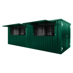 Durable 20 Foot Green Container Bar – Available in All RAL Colors