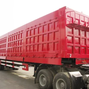 Side Wall Semi-trailer Hydraulic Dump Semi Truck Trailer