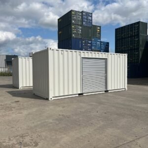20ft Custom Shipping Container – Roller Shutter Door Conversion