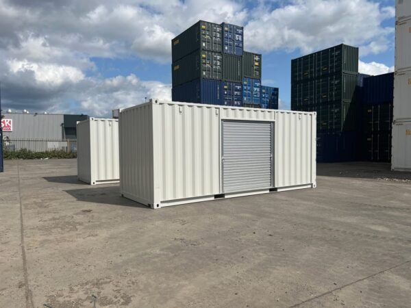 20ft Custom Shipping Container – Roller Shutter Door Conversion