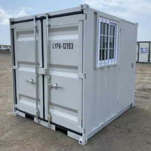 NEW-8ft-Small-Cubic-Shipping-Container.webp 8ft Mini Cube Container with Door & Window - UK Stock