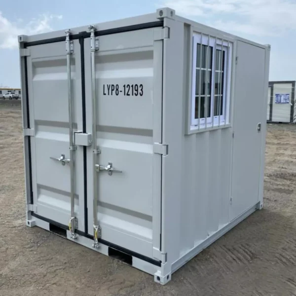 NEW-8ft-Small-Cubic-Shipping-Container.webp 8ft Mini Cube Container with Door & Window - UK Stock