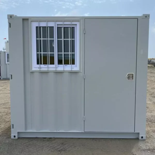NEW-8ft-Small-Cubic-Shipping-Container2.webp 8ft Mini Cube Container with Door & Window - UK Stock