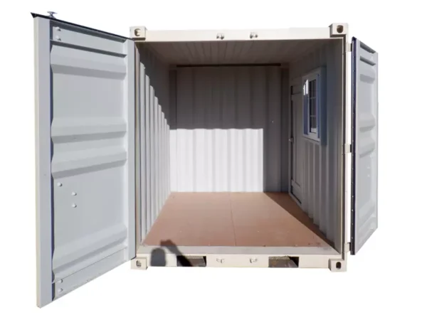 NEW-8ft-Small-Cubic-Shipping-Container6.webp 8ft Mini Cube Container with Door & Window - UK Stock