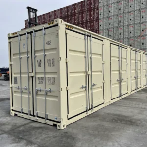 40ft High Cube One-Trip Side Door Shipping Container