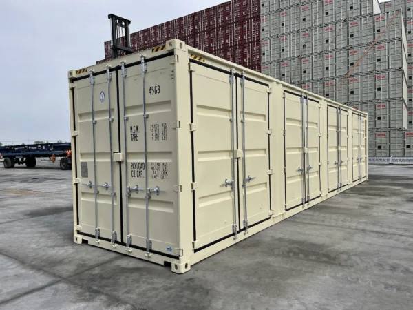 40ft High Cube One-Trip Side Door Shipping Container