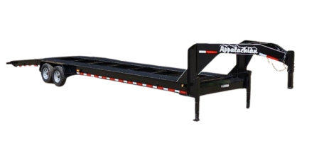 OPEN CENTER GOOSENECK TWO CAR HAULER TRAILER Professional Series - GVWR 15,000 lb.