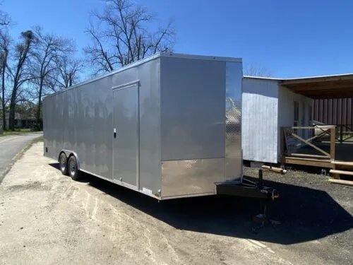 In Stock New 24 Foot Enclosed Car Hauler Trailer