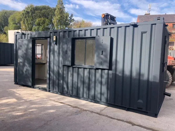 20ft x 8ft Refurbished Anti-Vandal Office, Canteen & Toilet Container