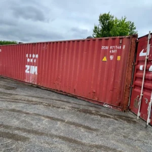 45 ft Red High-Cube Weathering Steel Cargo Container