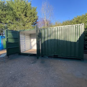 20ft Side Opening Storage Shipping Container – Refurbished