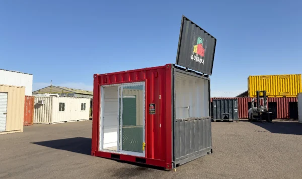 10 ft Steel Container Concession Stand