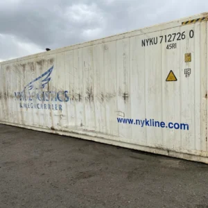 40 ft Reefer Container – Non-Working Refrigerated Storage Unit