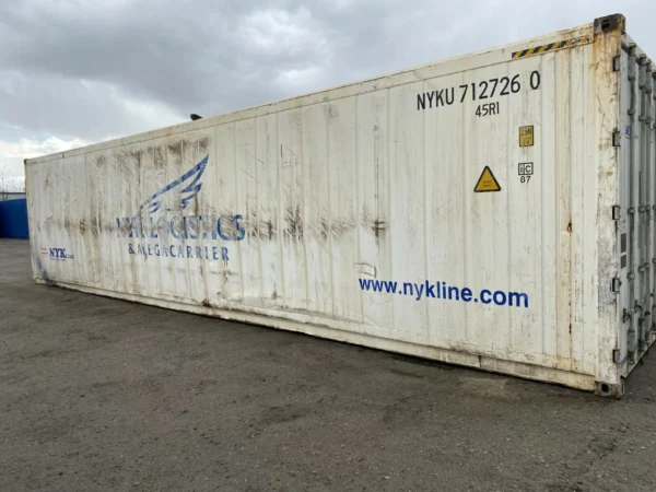 40 ft Reefer Container – Non-Working Refrigerated Storage Unit