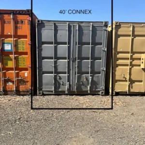 Used 40 ft Steel Container with Doors at Both Ends