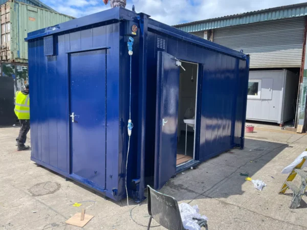 16ft x 9ft Toilet Block Shipping Container – 3+1 Modular Sanitation Unit